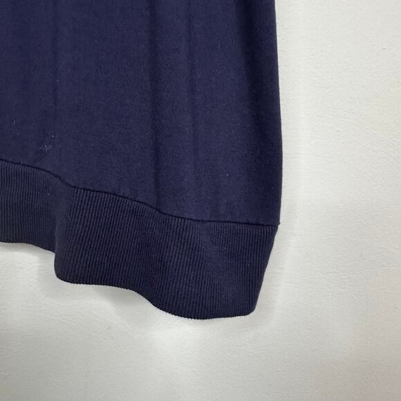 Universal Thread Aimee Liquid Jersey Rib Hem Tee Navy - Picture 3 of 8